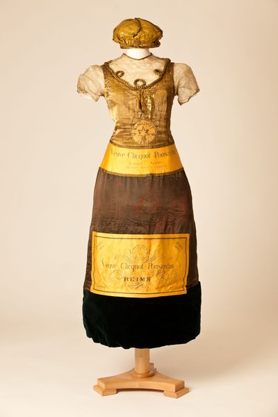 Champagne bottle fancy dress, 1902 From the Fashion Museum, Bath via the Huffington Post