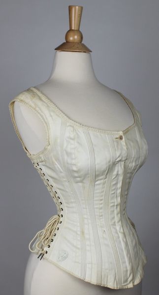 Antique Comfort Corset Side Lacing Maternity Sports or Riding Corset 1875 1885 | eBay