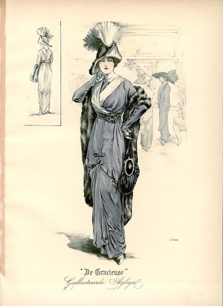 Ensemble, 1912 the Netherlands, De Gracieuse