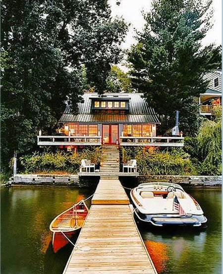 lake house.  One day