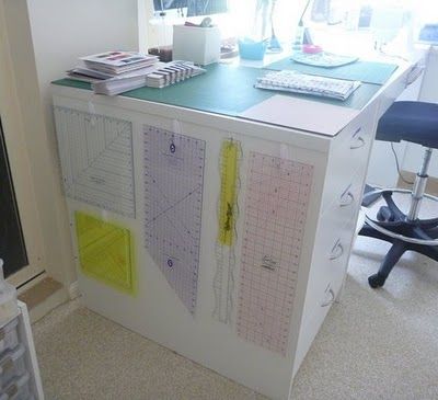 Great idea for ruler storage from -Want it, Need it, Quilt!: I am therefore iQuilt