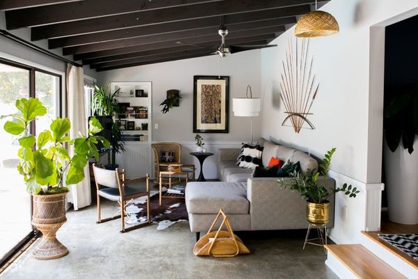living room — Chris and Amber's Old + New Renovated Home | Apartment Therapy