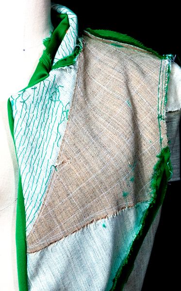 Pad Stitched  Inside a Yves Saint Laurent Jacket