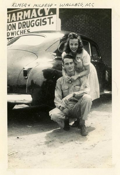 Young 1940s love - Elmer & Mildred ~