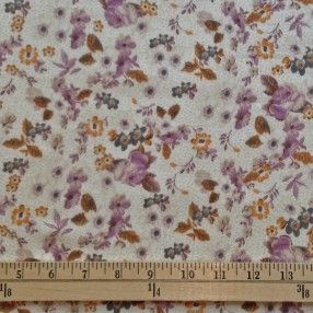 Cotton Printed Voile multi floral