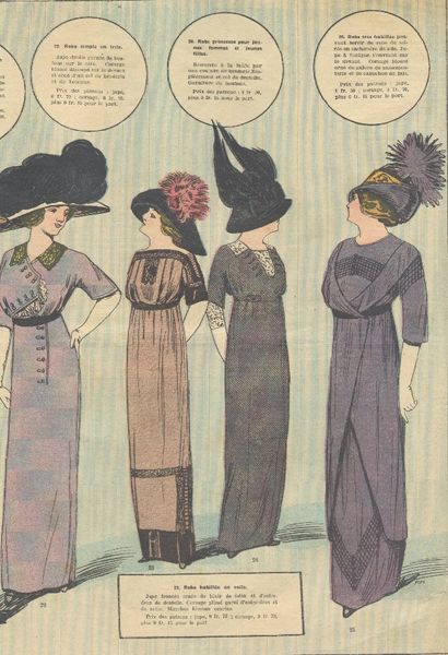 1911 Parisian La Mode pages | Sense & Sensibility Patterns