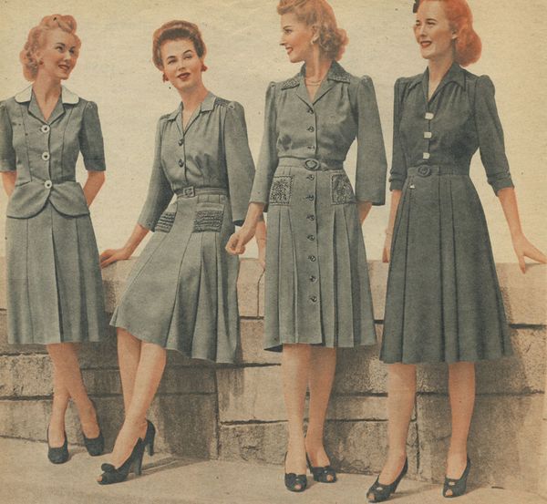 1940s Fashion Women At War Glamourdaze