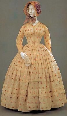 antique dress 1850