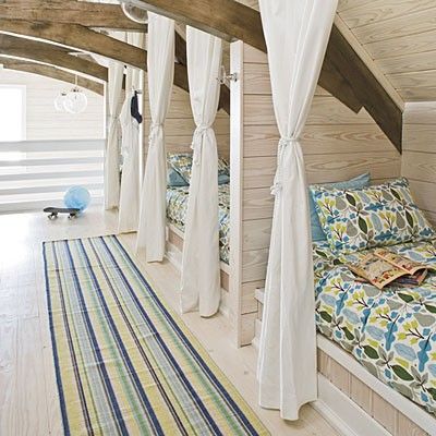Interesting bunk room idea