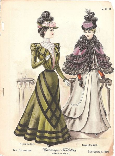 Fashion Plate - The Delineator, September 1898