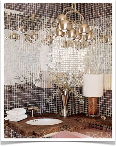 Mirror Ball Bathroom