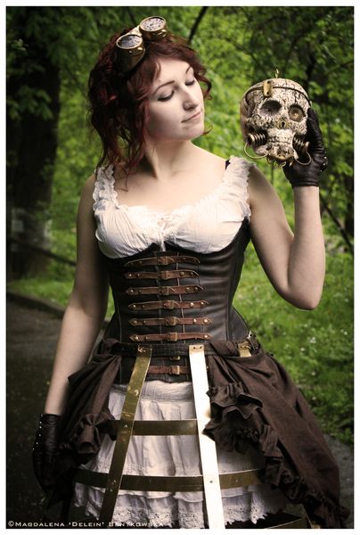 Steampunk. #corset.