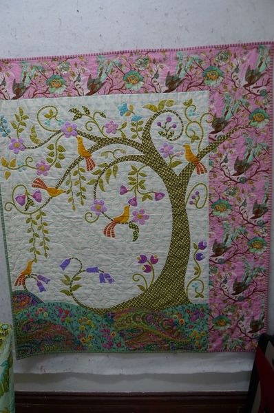 Tree of Life quilt  from Material Obsession Blog.