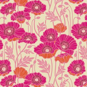 Joel Dewberry - Notting Hill - Pristine Poppy in Magenta