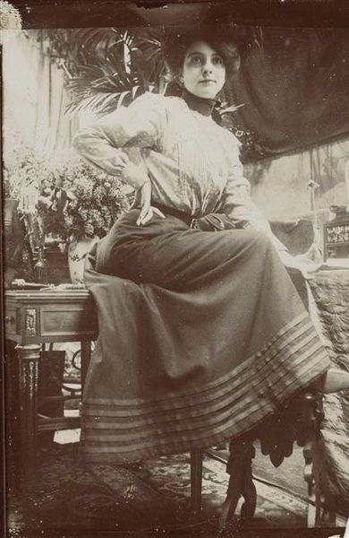 Alfons Mucha, model, ca 1900.