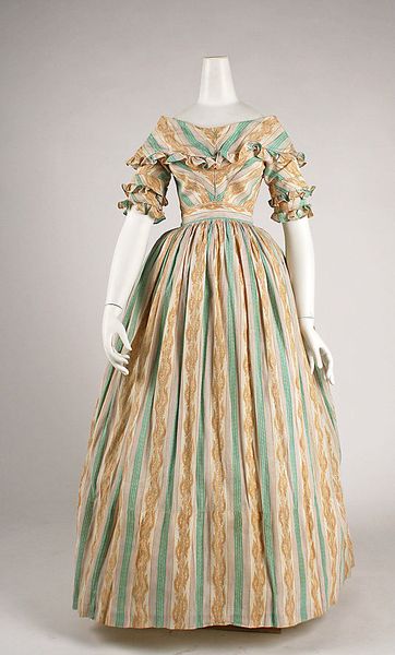 Dress, Morning  Date: ca. 1837 Culture: British