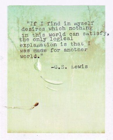 C. S. Lewis Quote