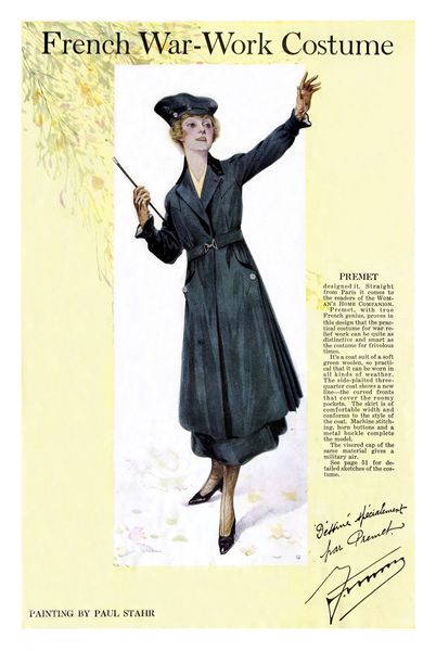 1917 World War 1 Fashion by clotho98, via Flickr