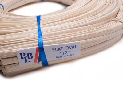 1/2" Flat Oval Reed - By the coil. (Approx 90 ft.)