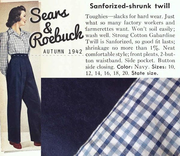 Just what so many factory workers and farmerettes want! #1940s