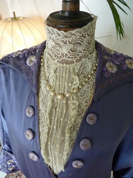 Embroidered Evening Coat, ca. 1910