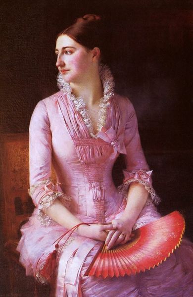 Anne Marie Dagnan, by Gustave Claude Étienne Courtois (French painter, 1859-1923) 1880
