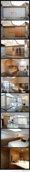 Garage converted into apartment…