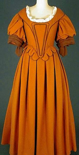 Le costume féminin de 1610 à 1660