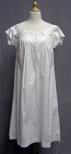 1860's Cotton Whitework Victorian Chemise Hand Sewn | eBay
