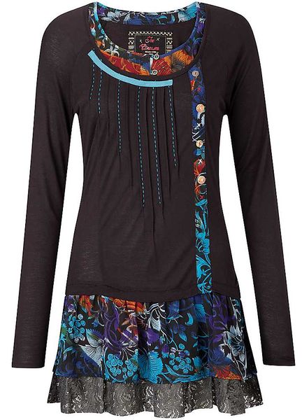 Joe Browns Tremendous Tunic - turn a t-shirt or sweater into a dress by adding material to the bott…
