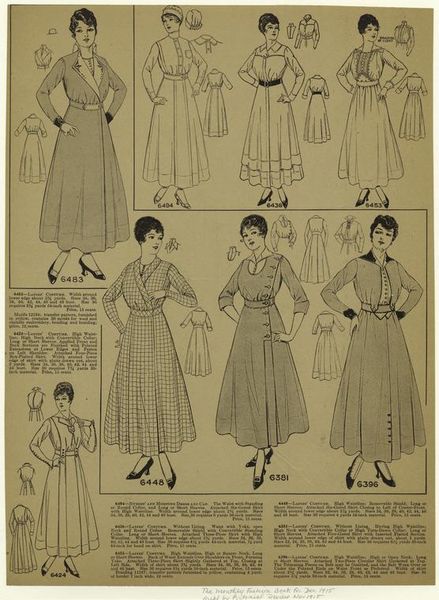 Monthly fashion book for 1915