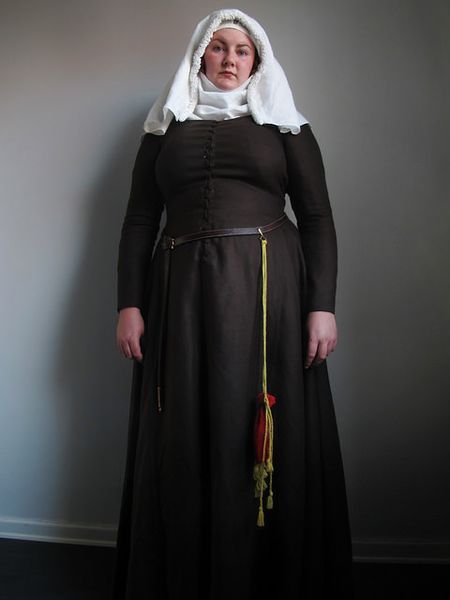 Lovely photos of hand sewing work Brown Greenland gown - 15 by learningtofly_katafalk, via Flickr