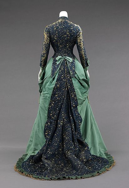 Afternoon dress  House of Worth  c.1875