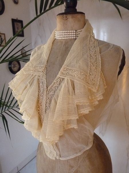 Ivory Net Vest, ca. 1915