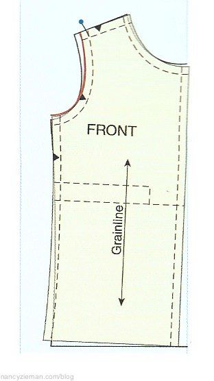 Pattern Fitting with Confidence by Nancy Zieman. How to adjust a pattern to fit narrow shoulders.