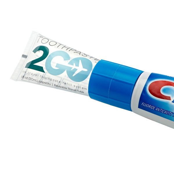 If you've accumulated a collection of almost-empty travel-size toothpaste tubes, you'll appreciate …