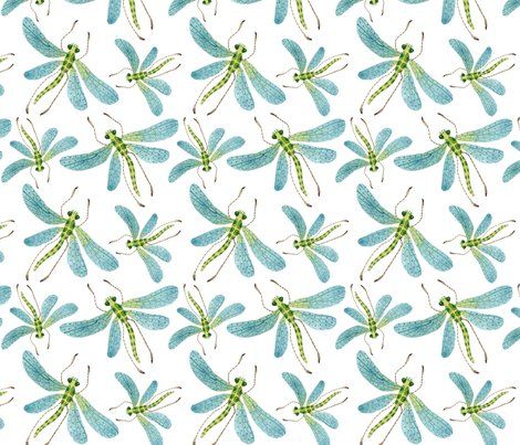 dragonflies by gollybard on Spoonflower.com