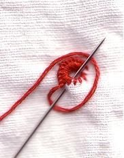how to make beautiful hand-sewn eyelets