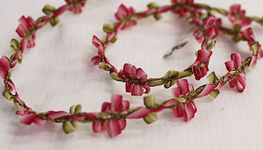 Mokuba Ombre Flower & Leaf Garland, 9315 (6-7-14)