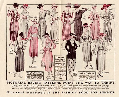 1919 Summer- Pictorial Review patterns