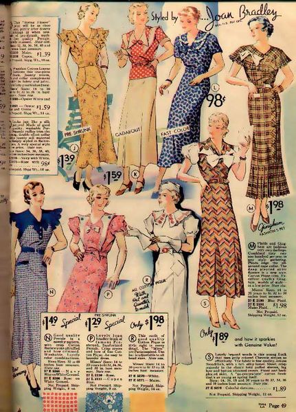 Spring 1934 Sears Catalog
