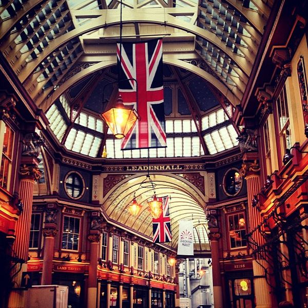 Leadenhall Market in London, Greater London