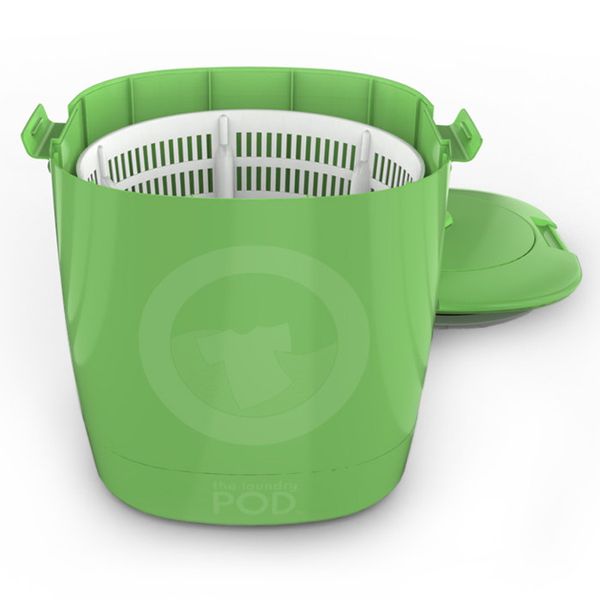 The Laundry Pod - Uses 3 gallons of water and no electricity. I could see this being very useful fo…