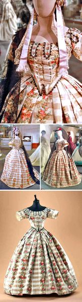 Evening dress, circa 1860s. From Alexandre Vassiliev's collection. Photos from Brother at Your Side…