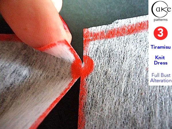 Tiramisu Full Bust Alteration | Step 3 | Cake Patterns