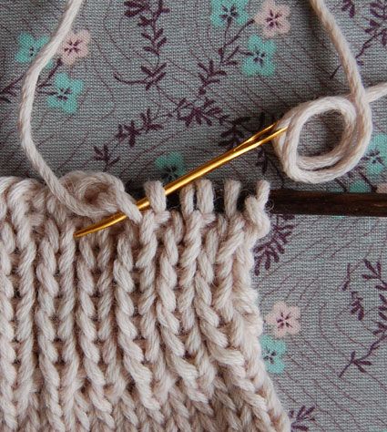 the better bind off (Elizabeth Zimmerman)...use it for the bottoms of sweaters when I knit from the…