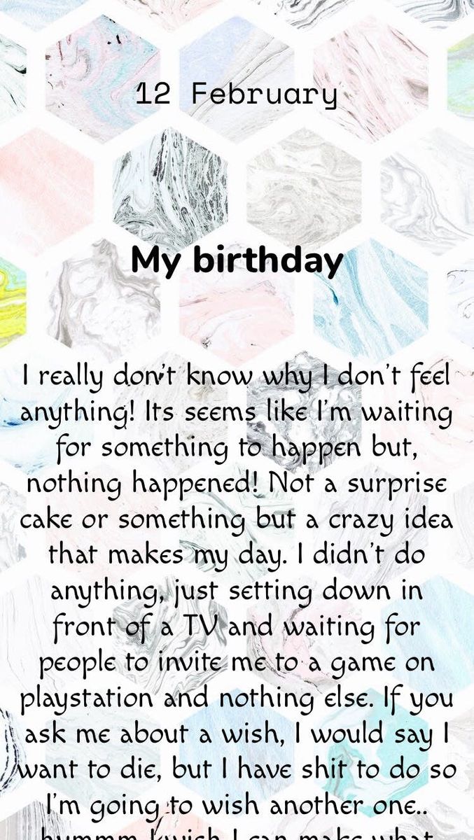 My birthday - feelings.onuniverse.com