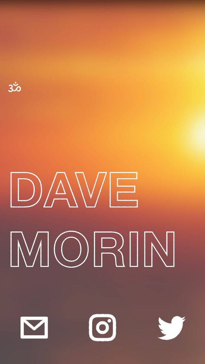 DAVE MORIN