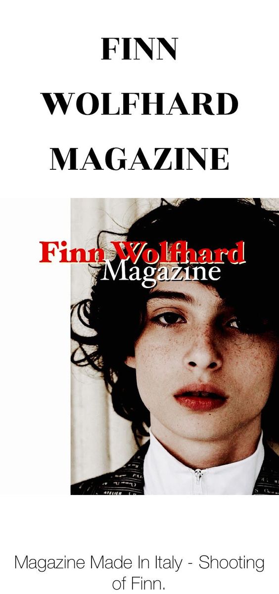 Finn Wolfhard Magazine