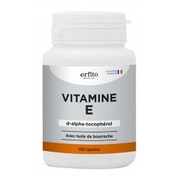 Vitamine E naturelle - 100 capsules - Orfito - Onatera.com